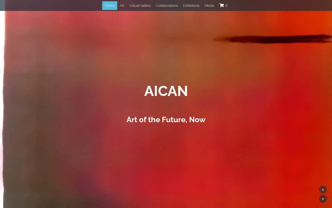 AICAN homepage screenshot