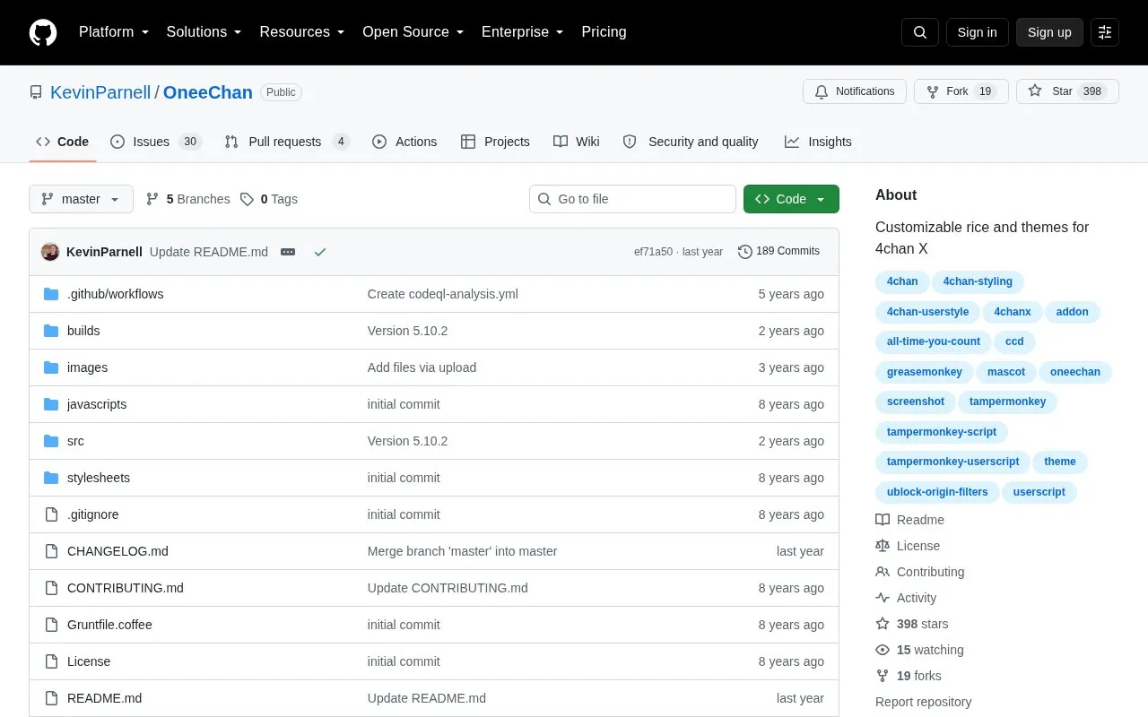 Theme homepage screenshot