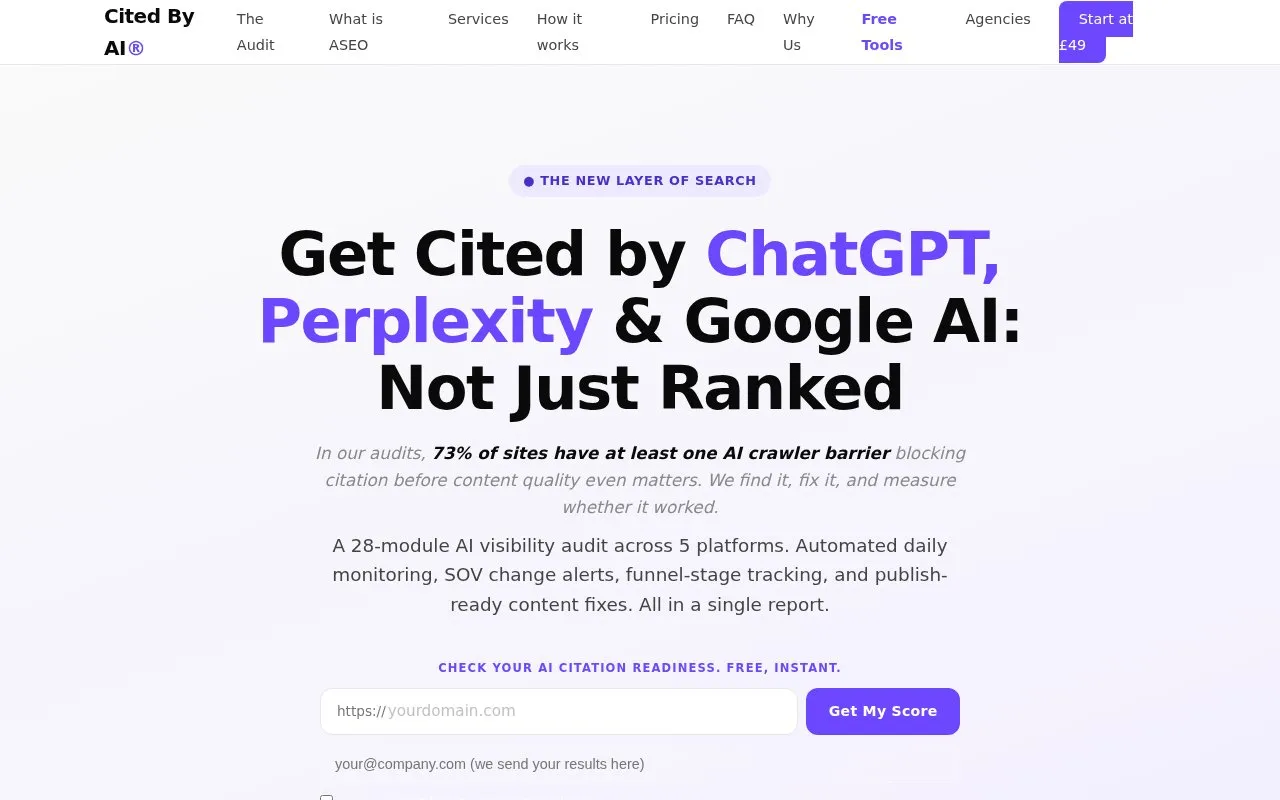 citedbyai.info homepage screenshot