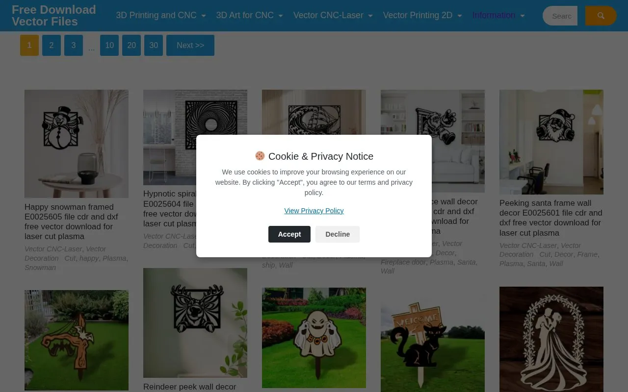 Ameede homepage screenshot