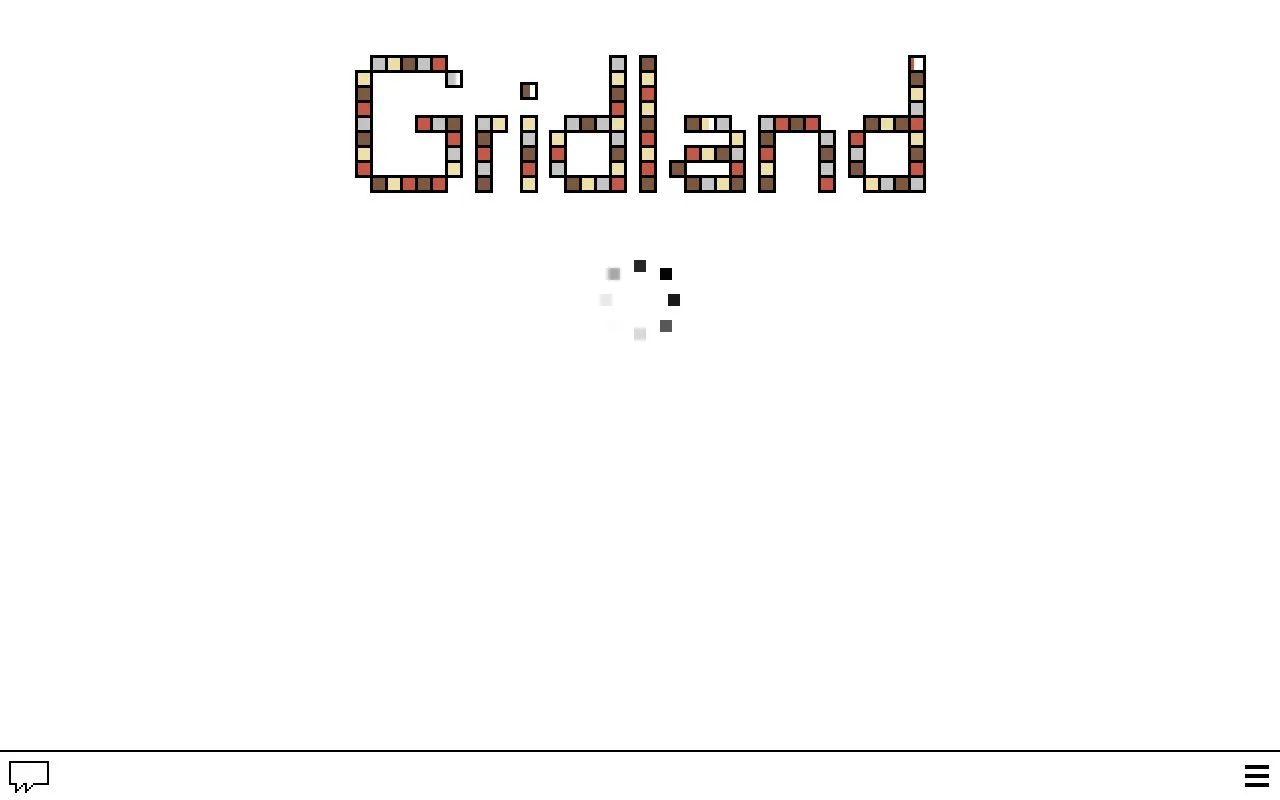 Gridland homepage screenshot