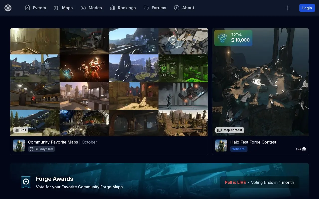 ForgeHub homepage screenshot