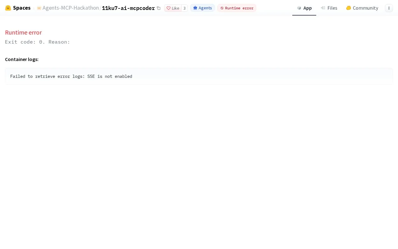 11ku7 ai mcpcoder homepage screenshot