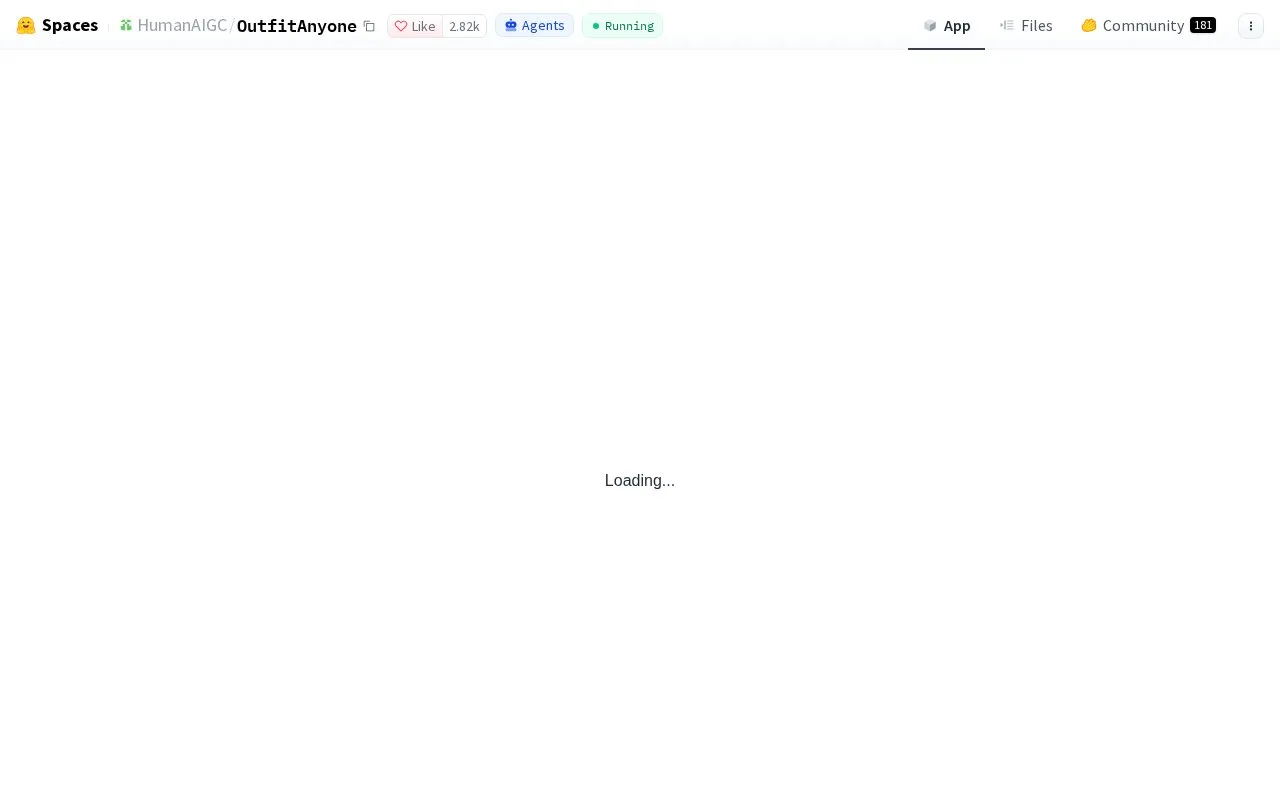 OutfitAnyone - a Hugging Face Space by HumanAIGC homepage screenshot