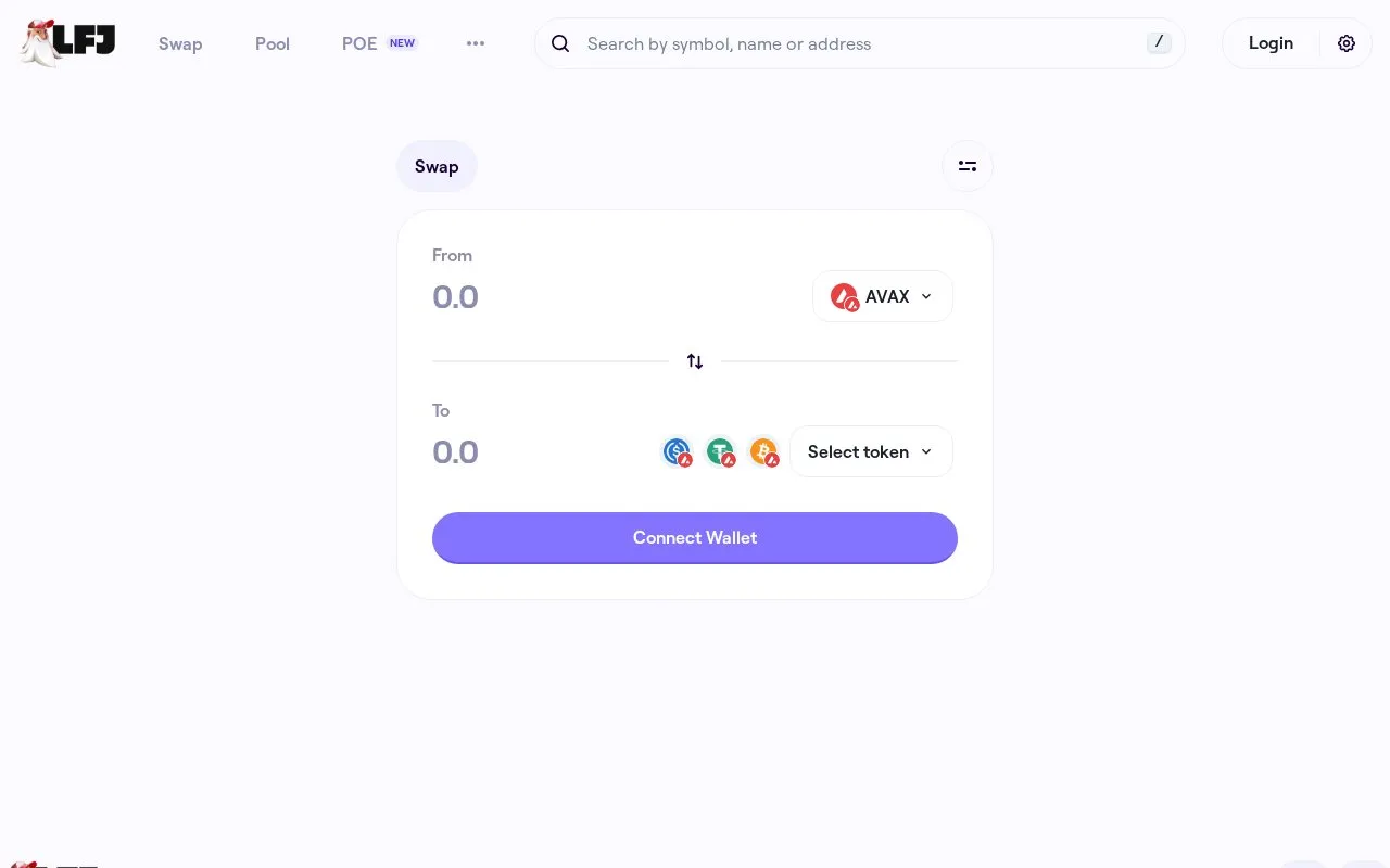 Joe V2.2 homepage screenshot