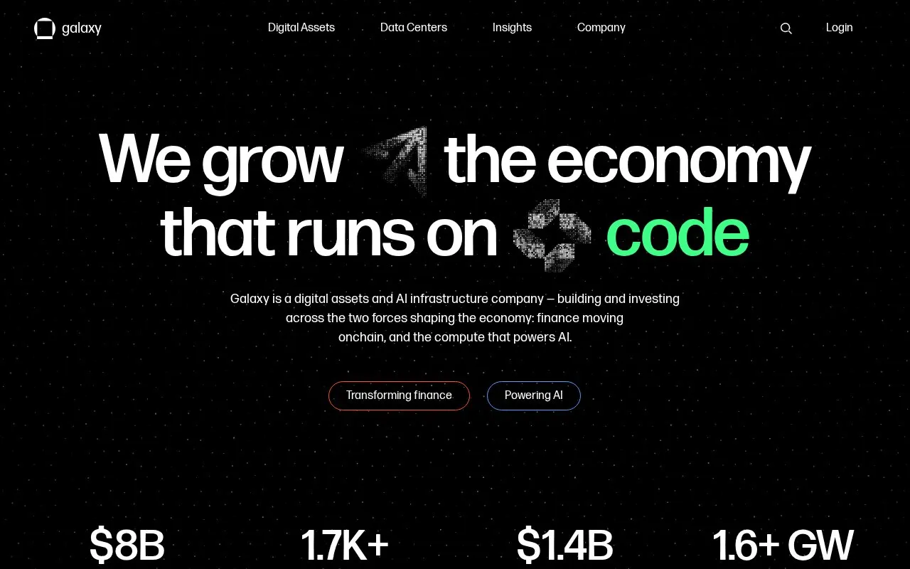 Galaxy Curation homepage screenshot