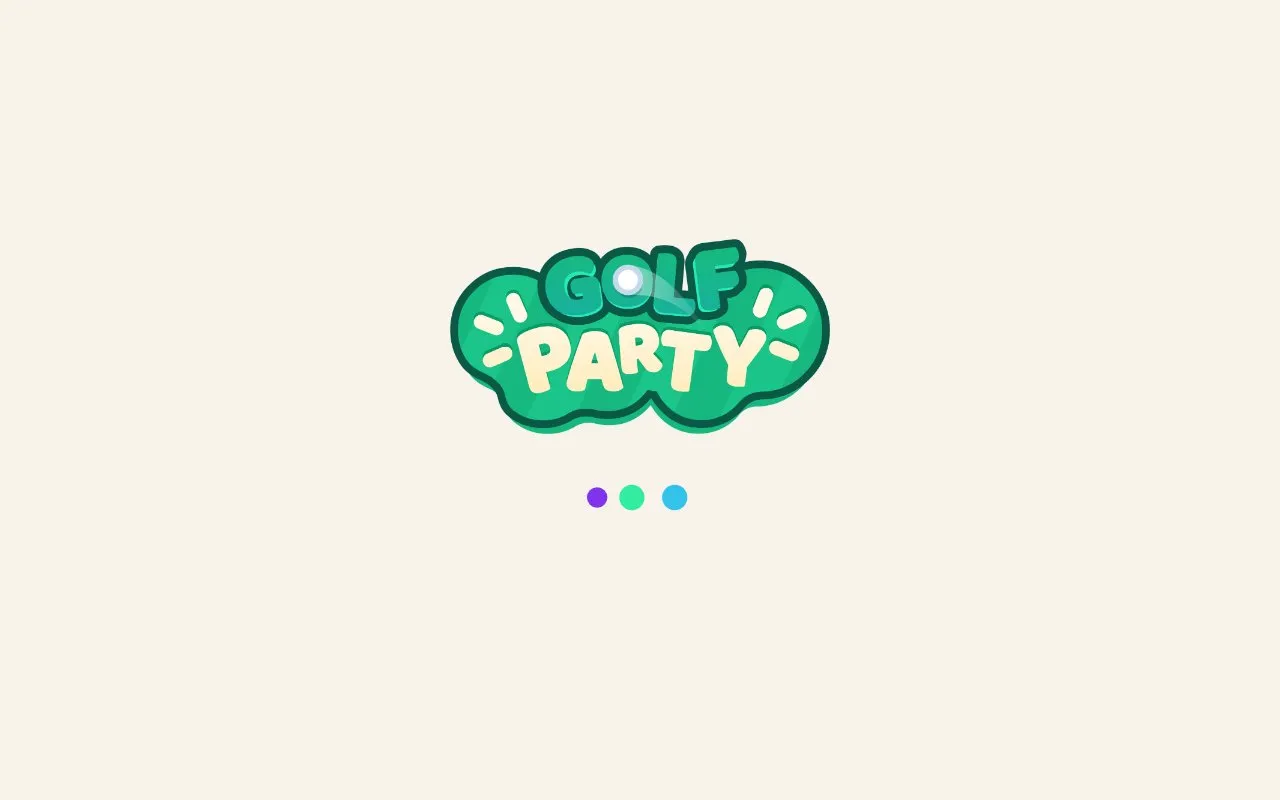 Golf Party homepage screenshot