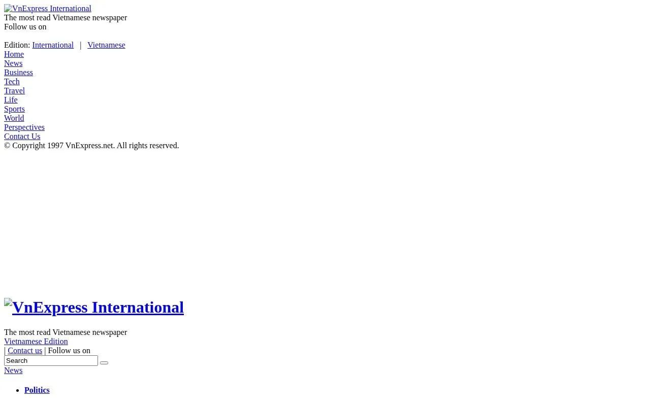 VnExpress homepage screenshot
