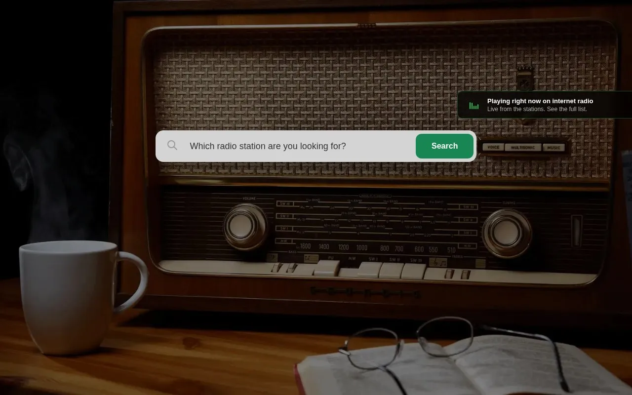 StreamURL homepage screenshot