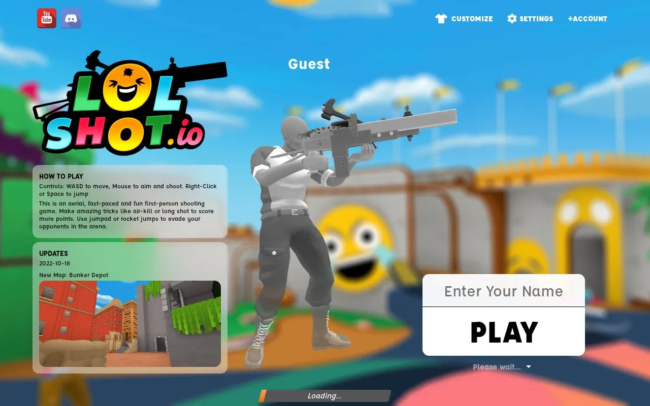 LolShot homepage screenshot