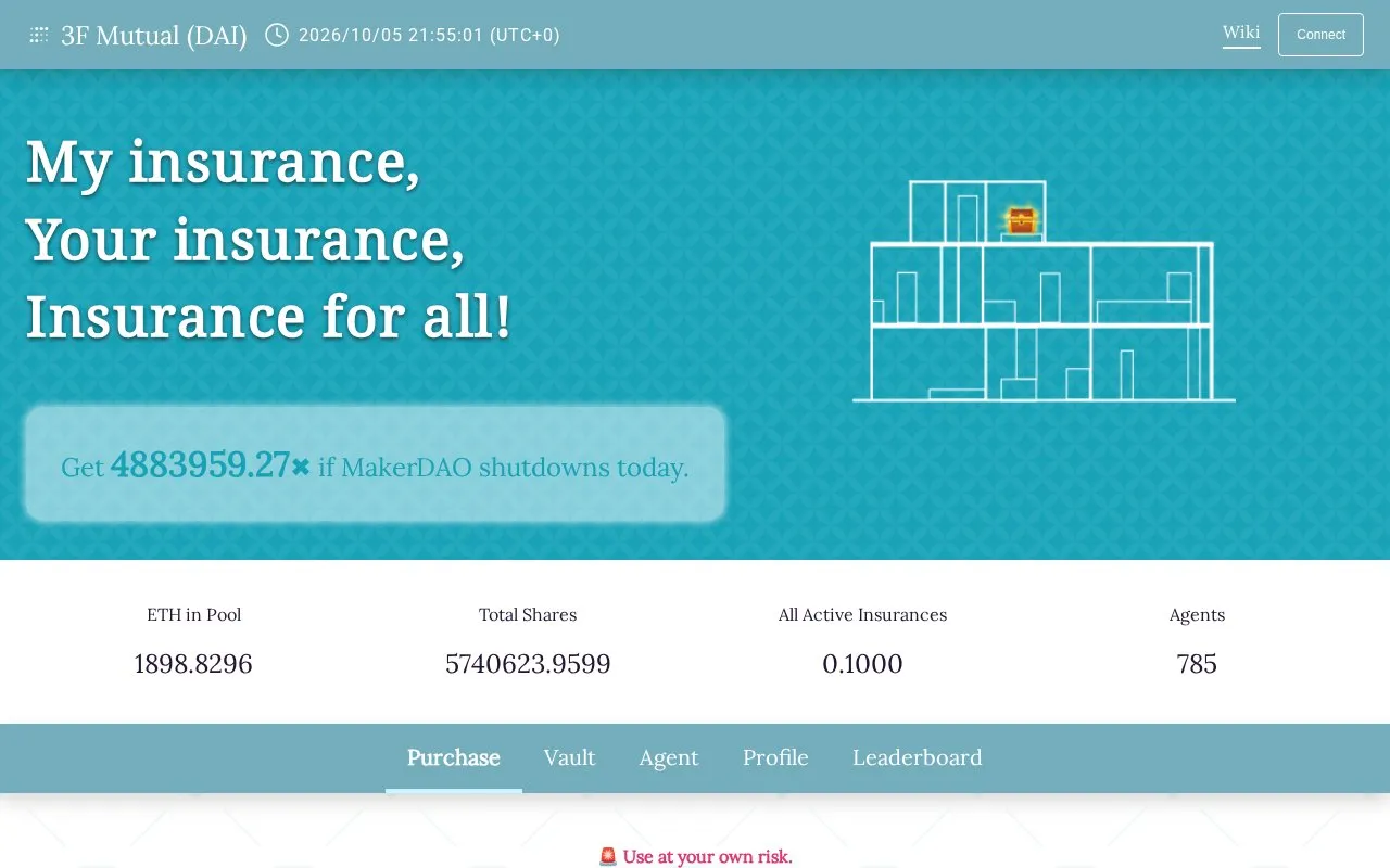 3F Mutual homepage screenshot