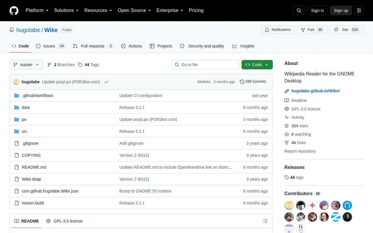 Wike homepage screenshot