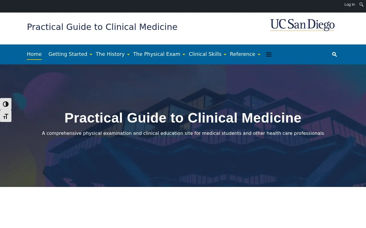 UC San Diego CG homepage screenshot