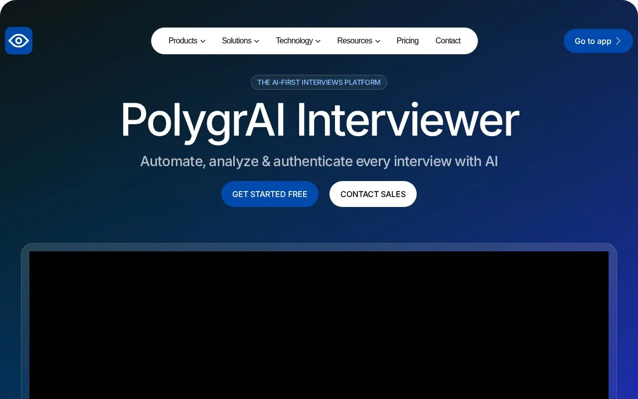 PolygrAI homepage screenshot