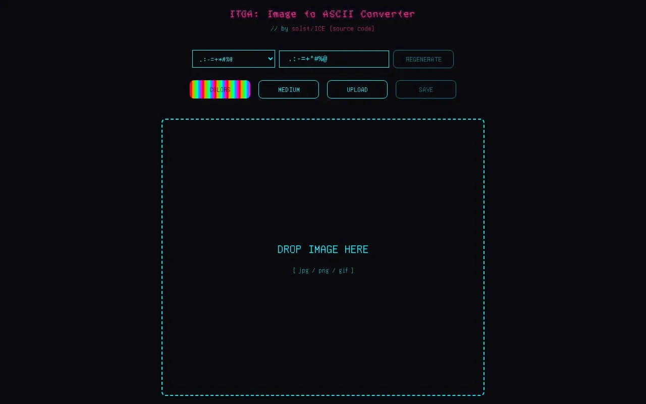 ITOA homepage screenshot