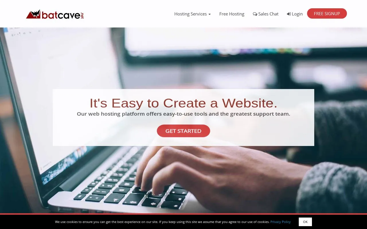 Batcave.net homepage screenshot