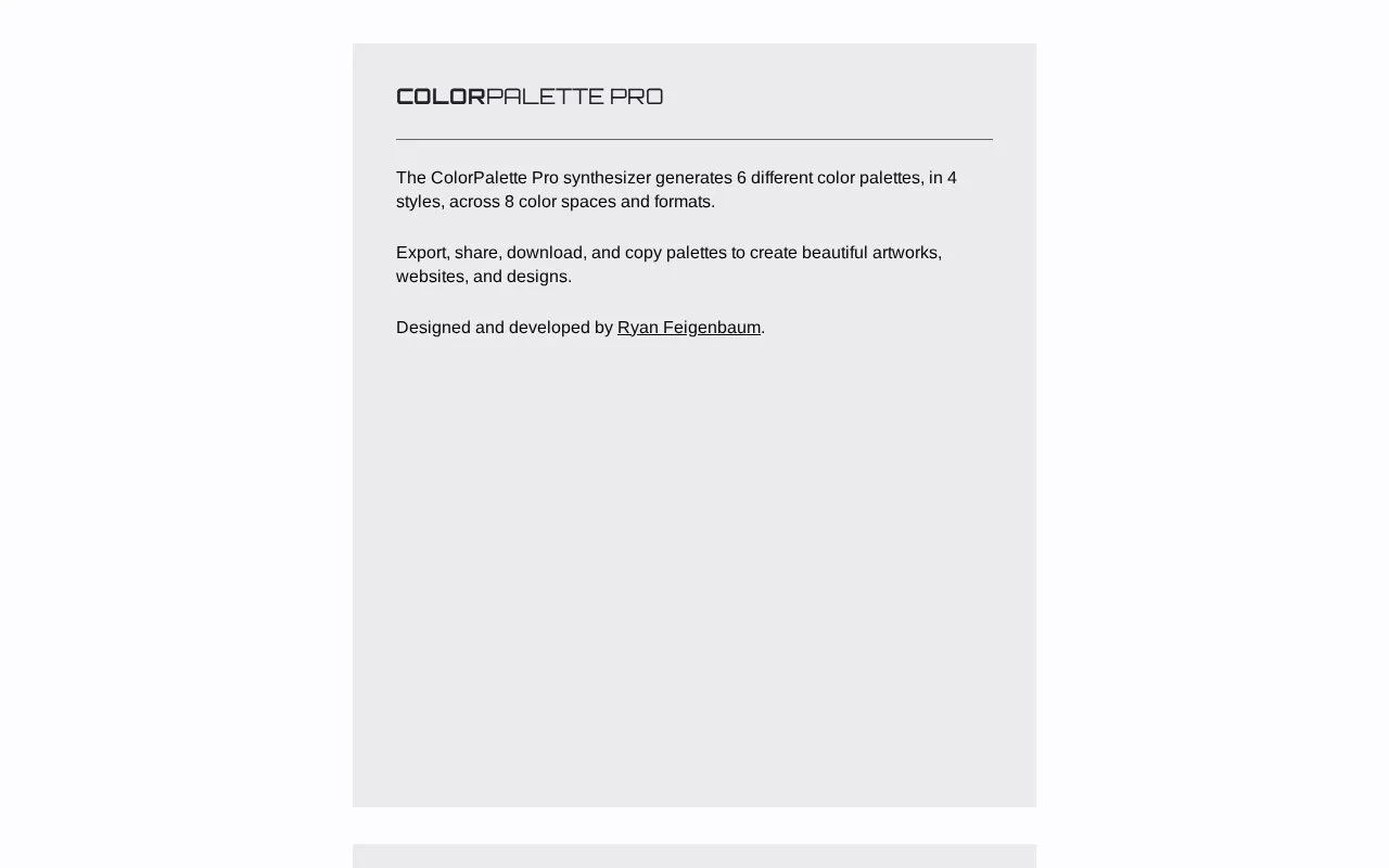 Manual homepage screenshot