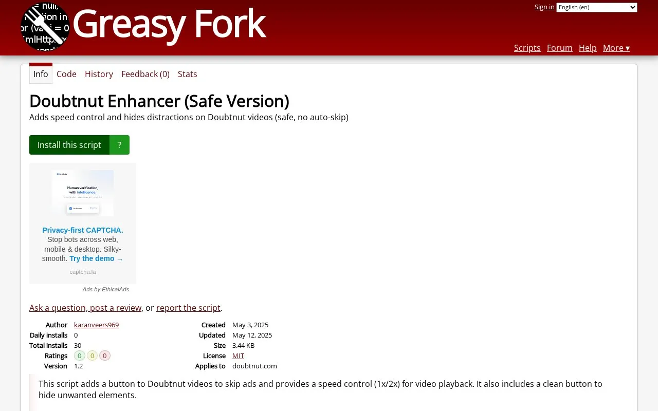 Ad-Bypass homepage screenshot