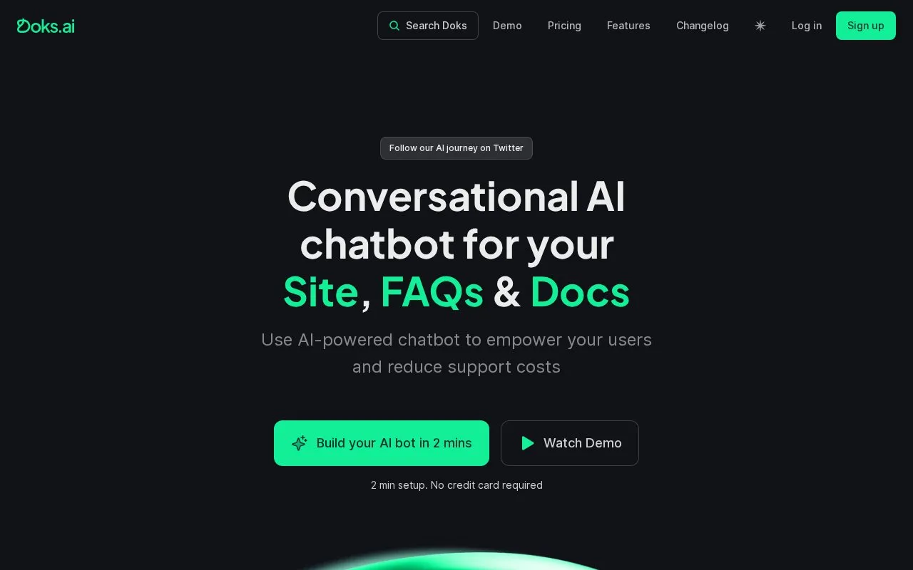 Doks.ai homepage screenshot