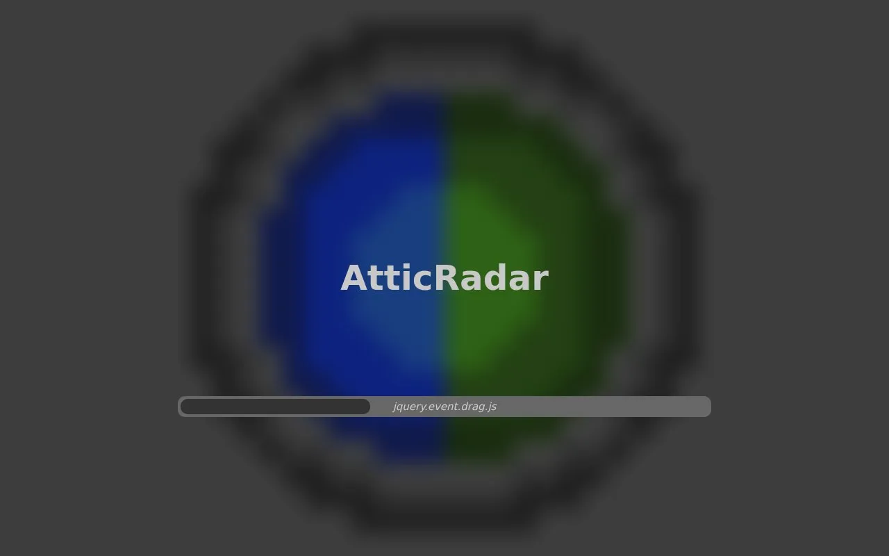 AtticRadar homepage screenshot