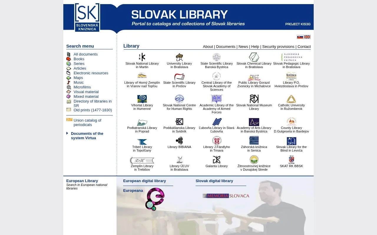 KIS3G homepage screenshot