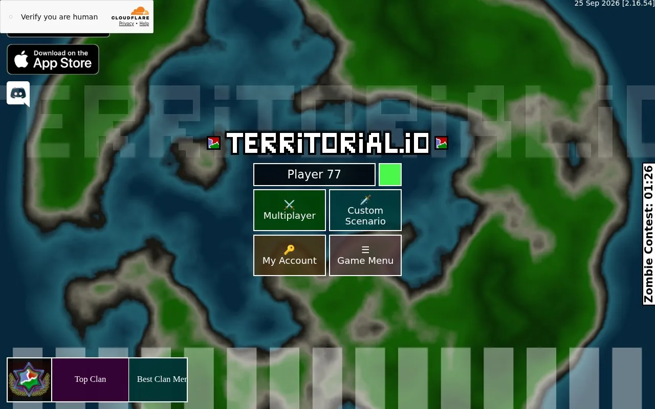 Territorial.io homepage screenshot