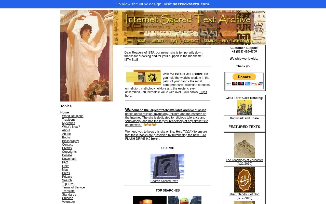 Classic View homepage screenshot