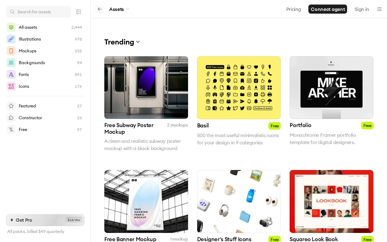 Craftwork homepage screenshot