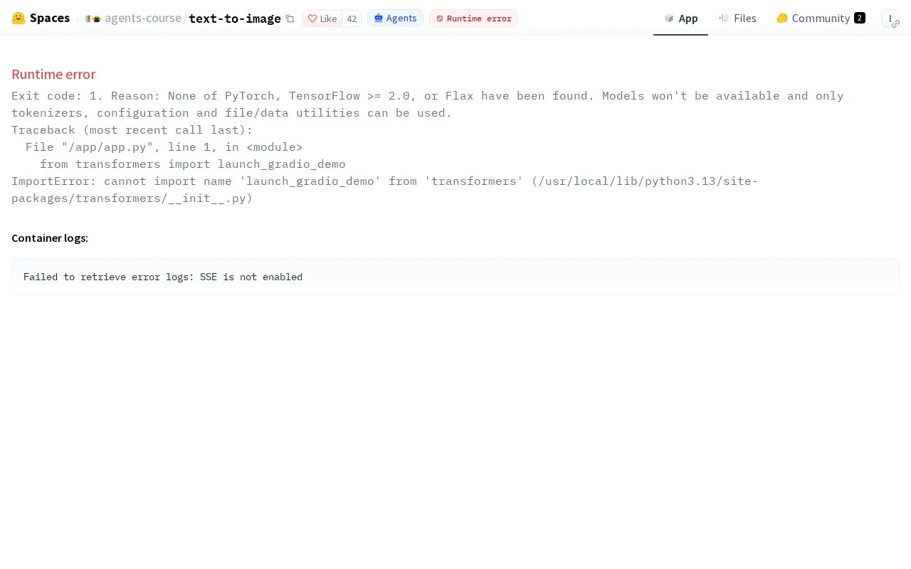 Text To Image homepage screenshot