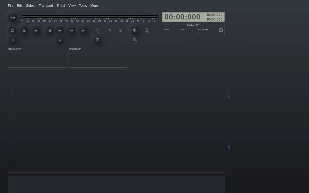 editor.audio homepage screenshot