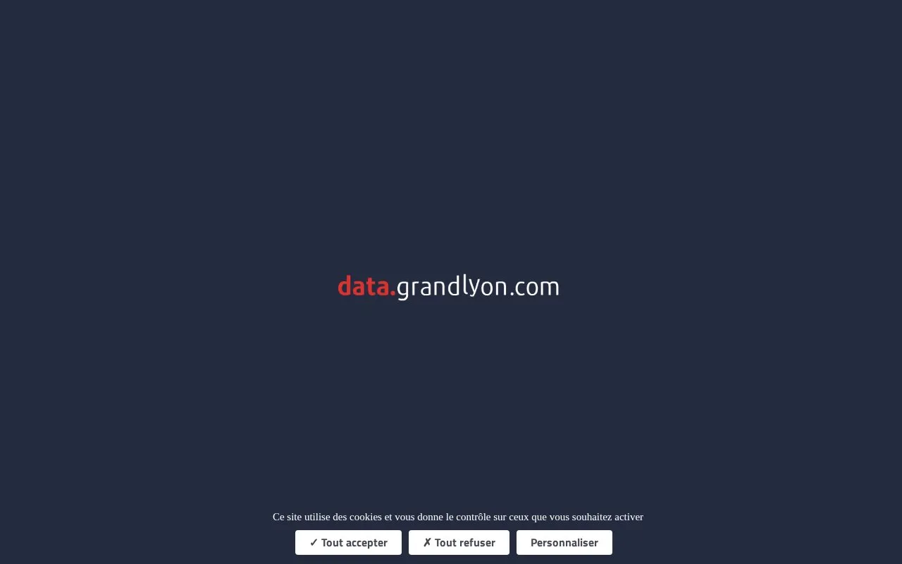 data.grandlyon.com homepage screenshot
