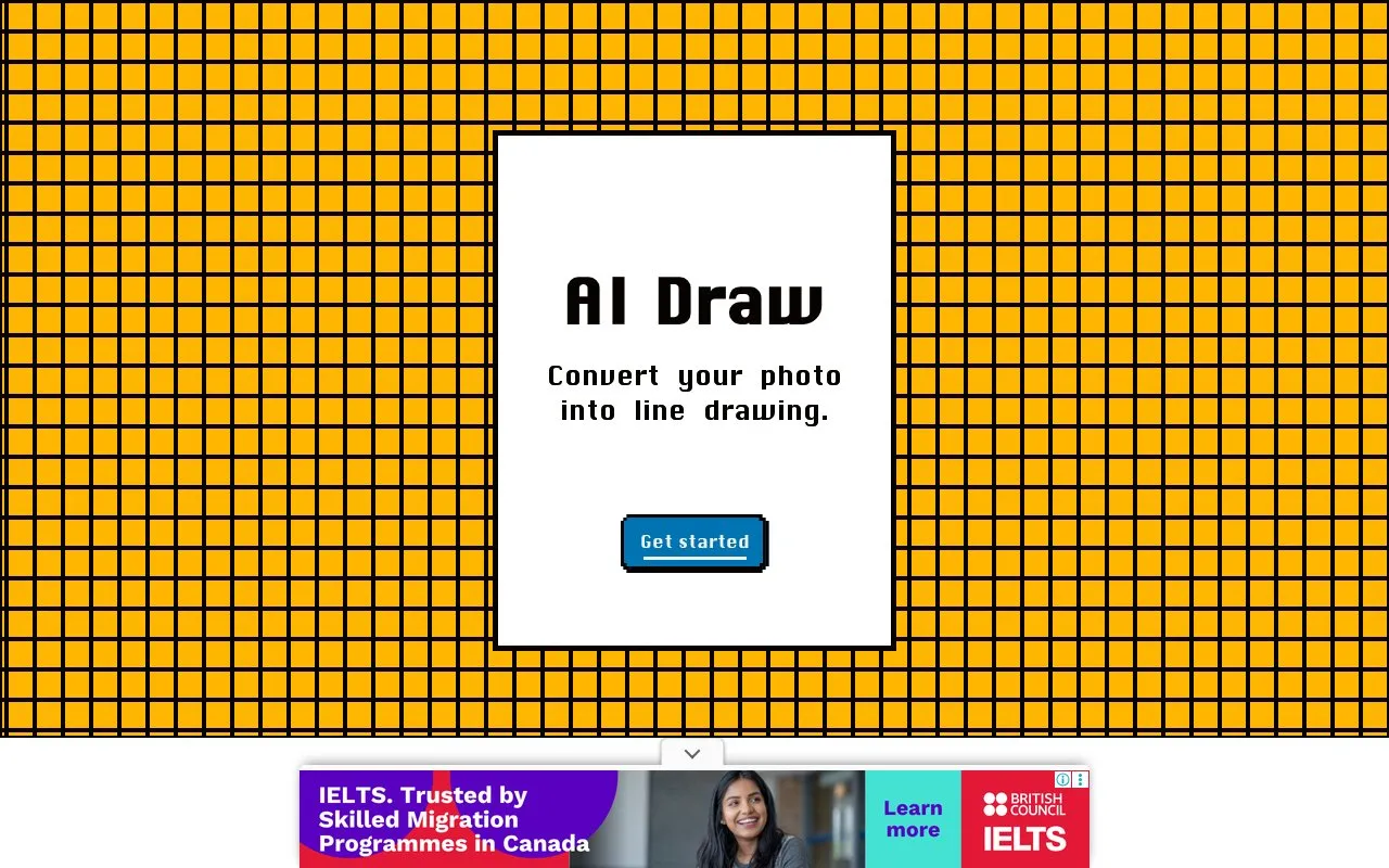 AIDraw homepage screenshot