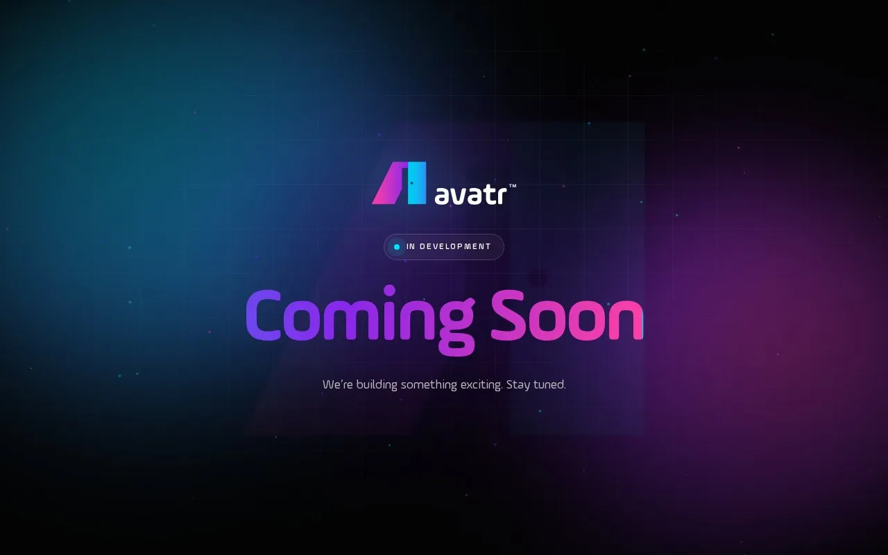 Avatr homepage screenshot