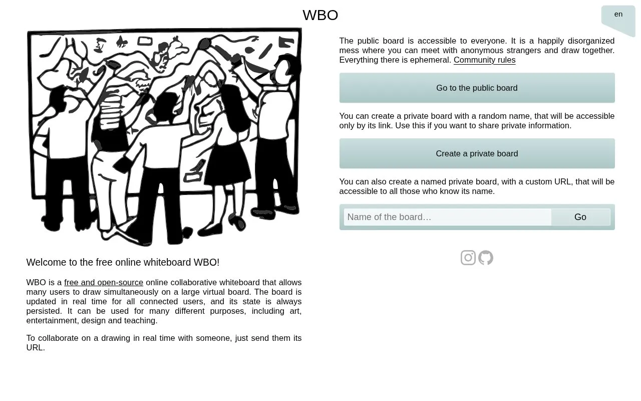 WBO homepage screenshot