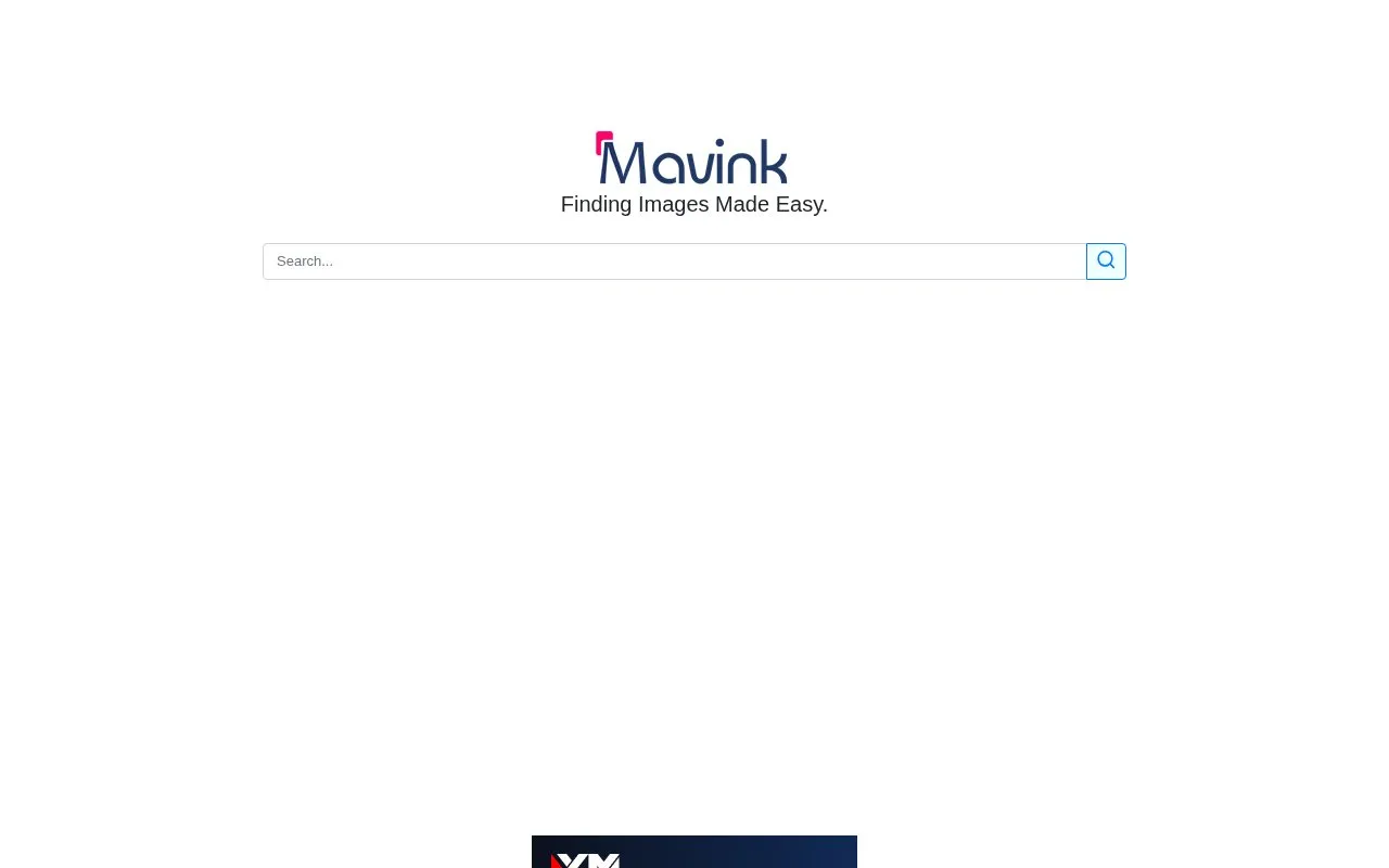 Mavink homepage screenshot
