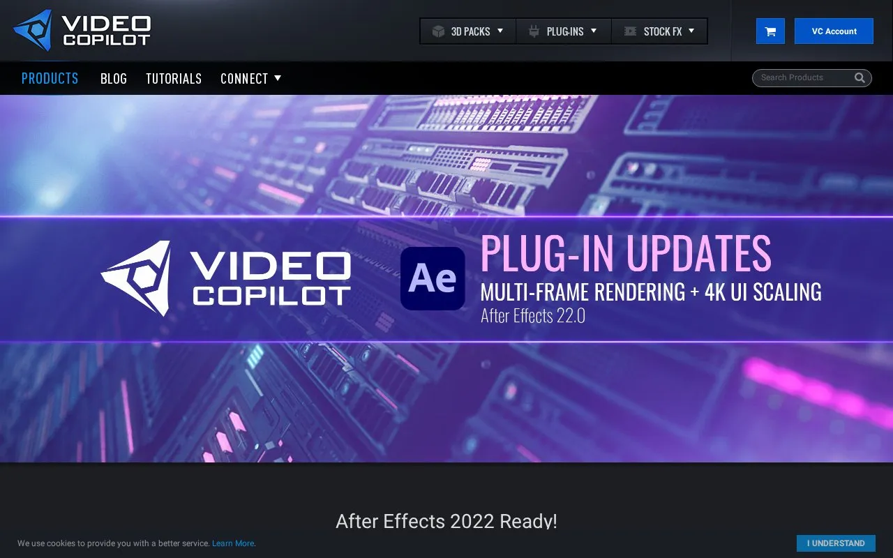 VideoCoPilot homepage screenshot