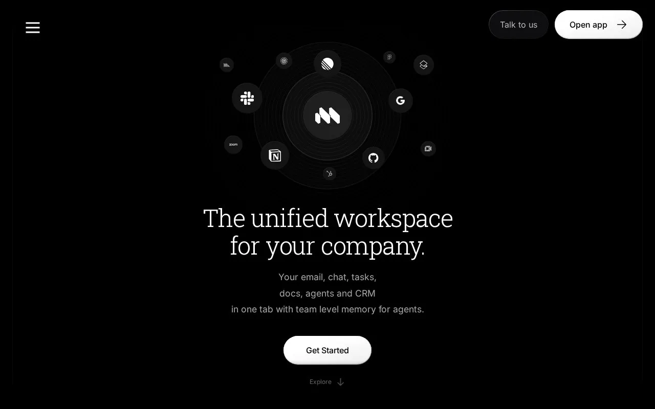 Macro homepage screenshot