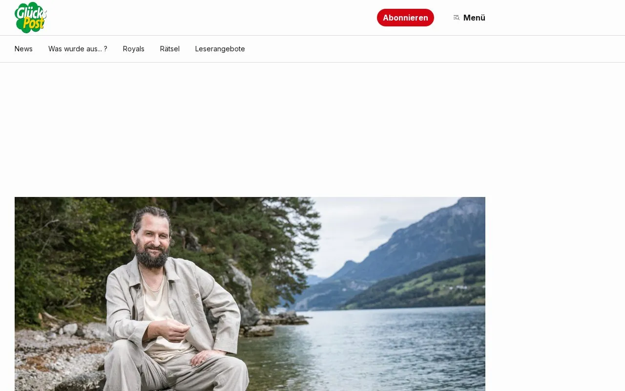 GlücksPost homepage screenshot