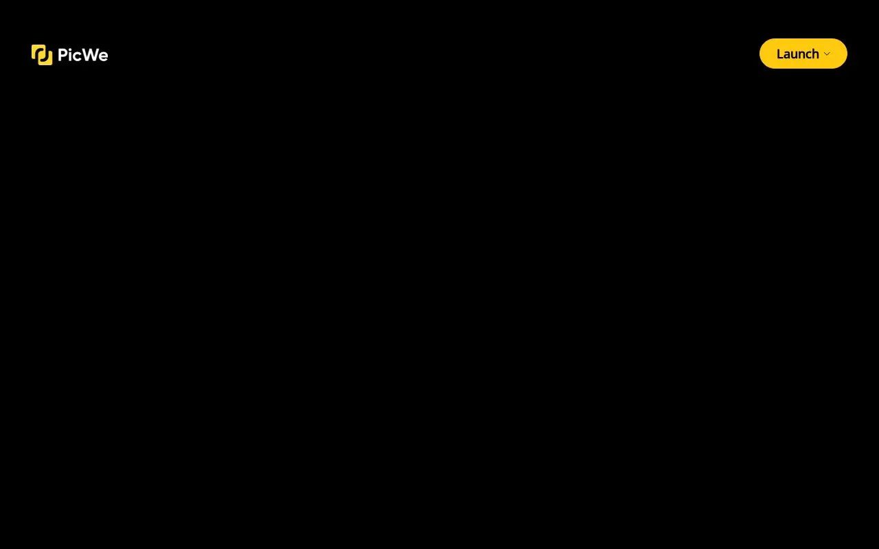 PICWE homepage screenshot