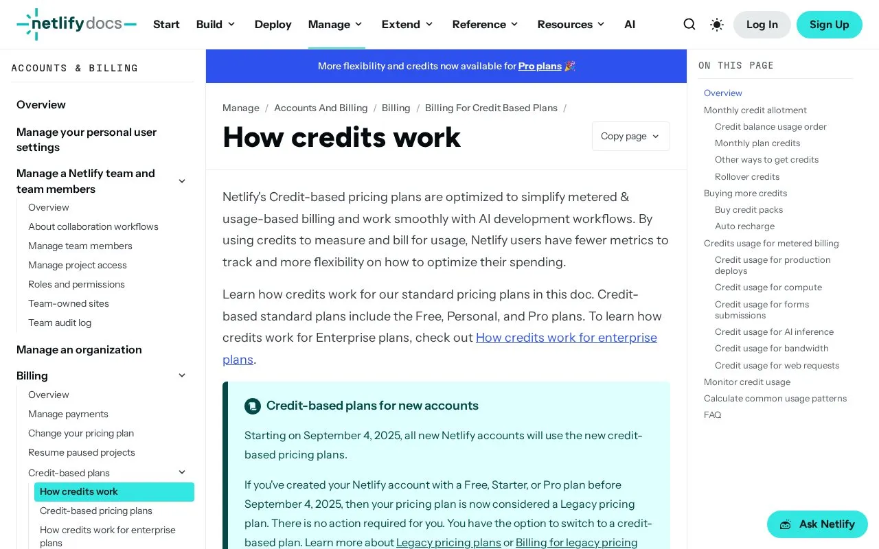 Monhtly homepage screenshot