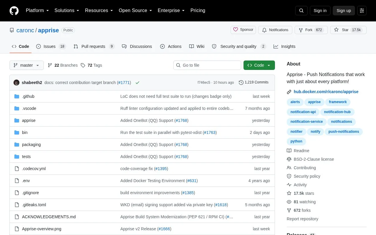 AppRise homepage screenshot