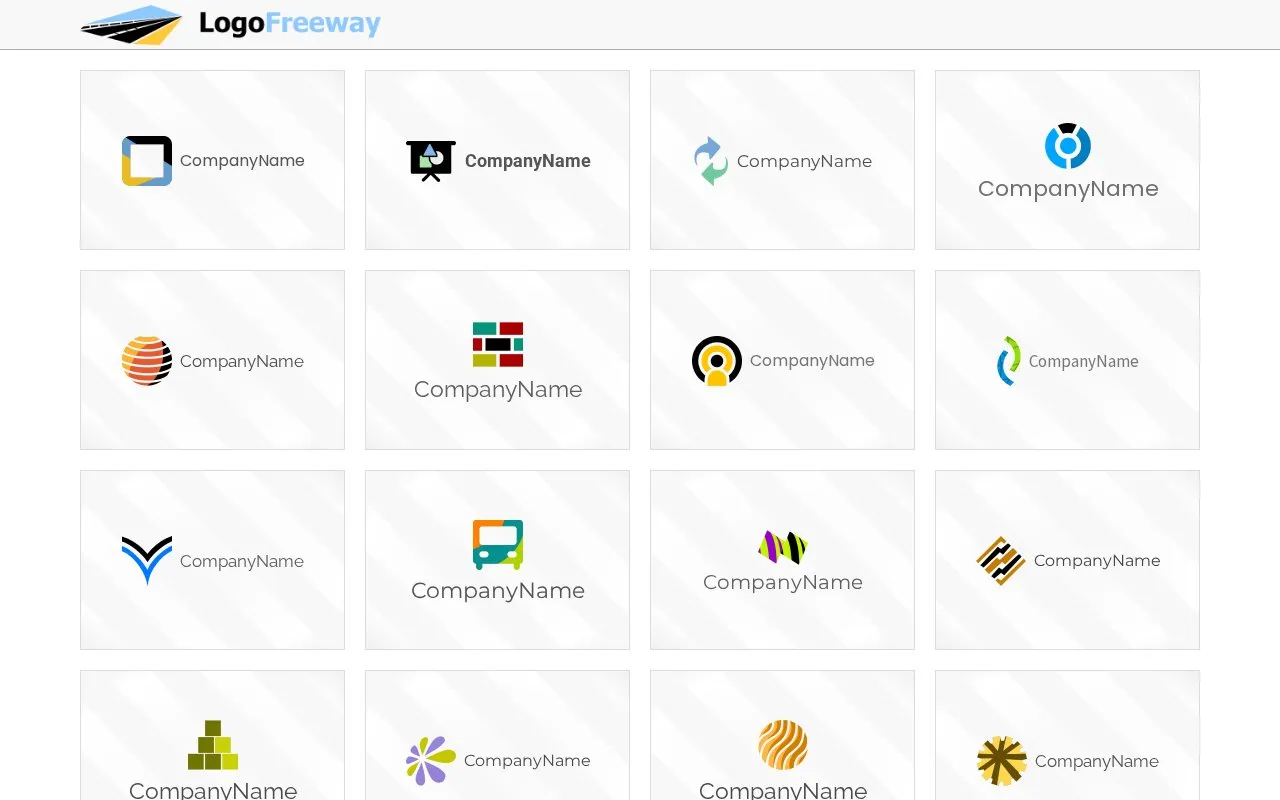LogoFreeway homepage screenshot