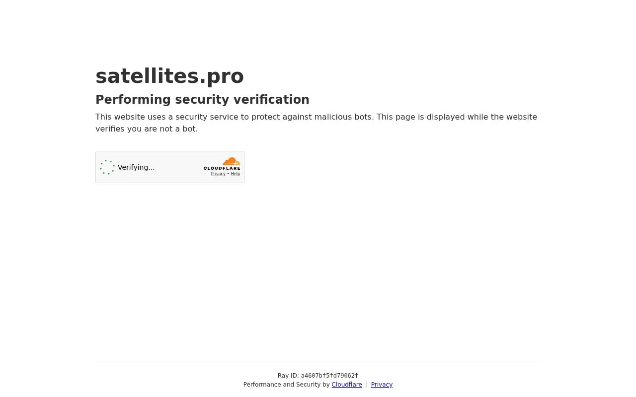 Satellites.pro homepage screenshot