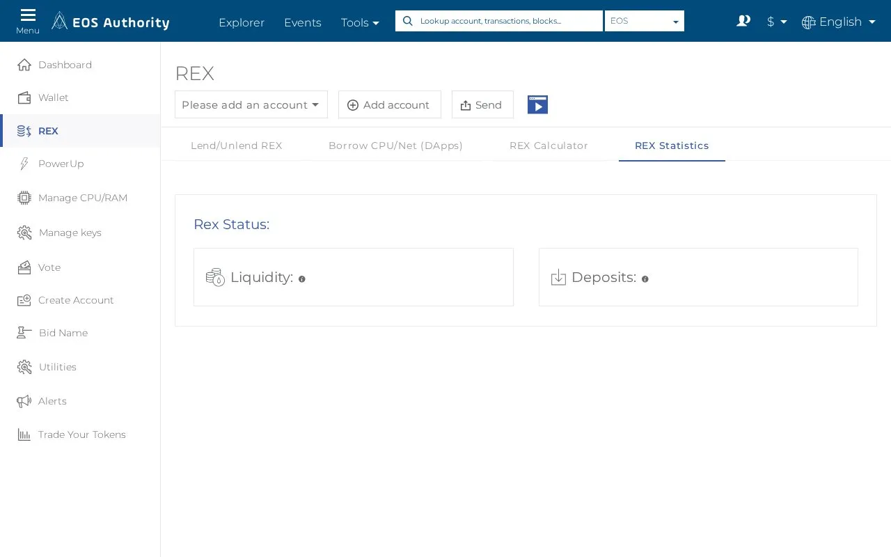 Vaulta REX homepage screenshot
