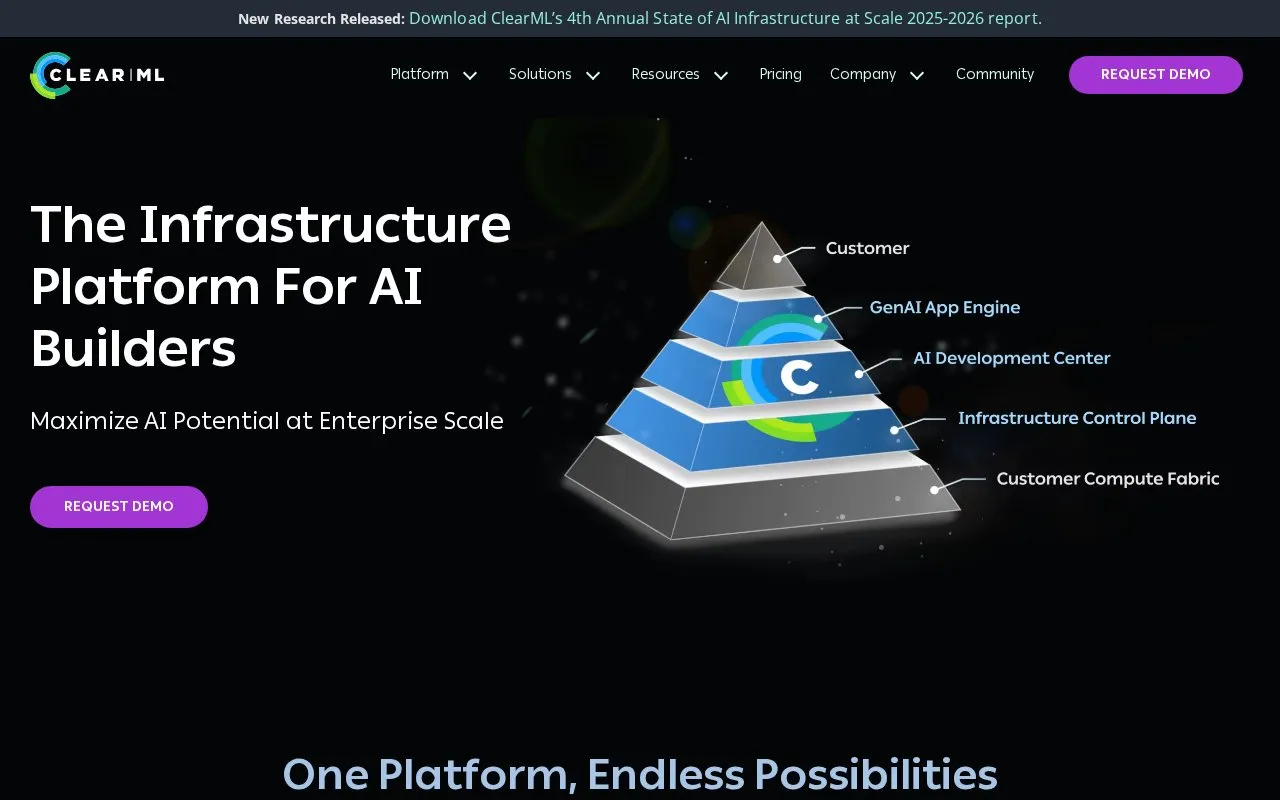 Allegro AI homepage screenshot
