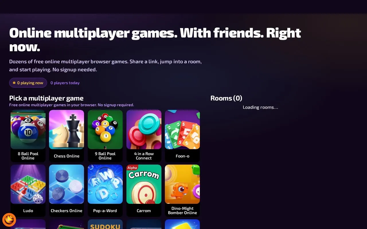 Foony homepage screenshot