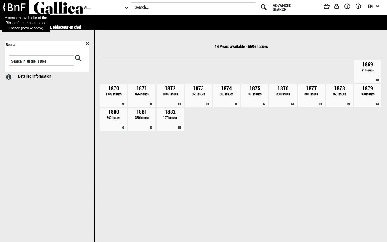 Paris-Journal homepage screenshot