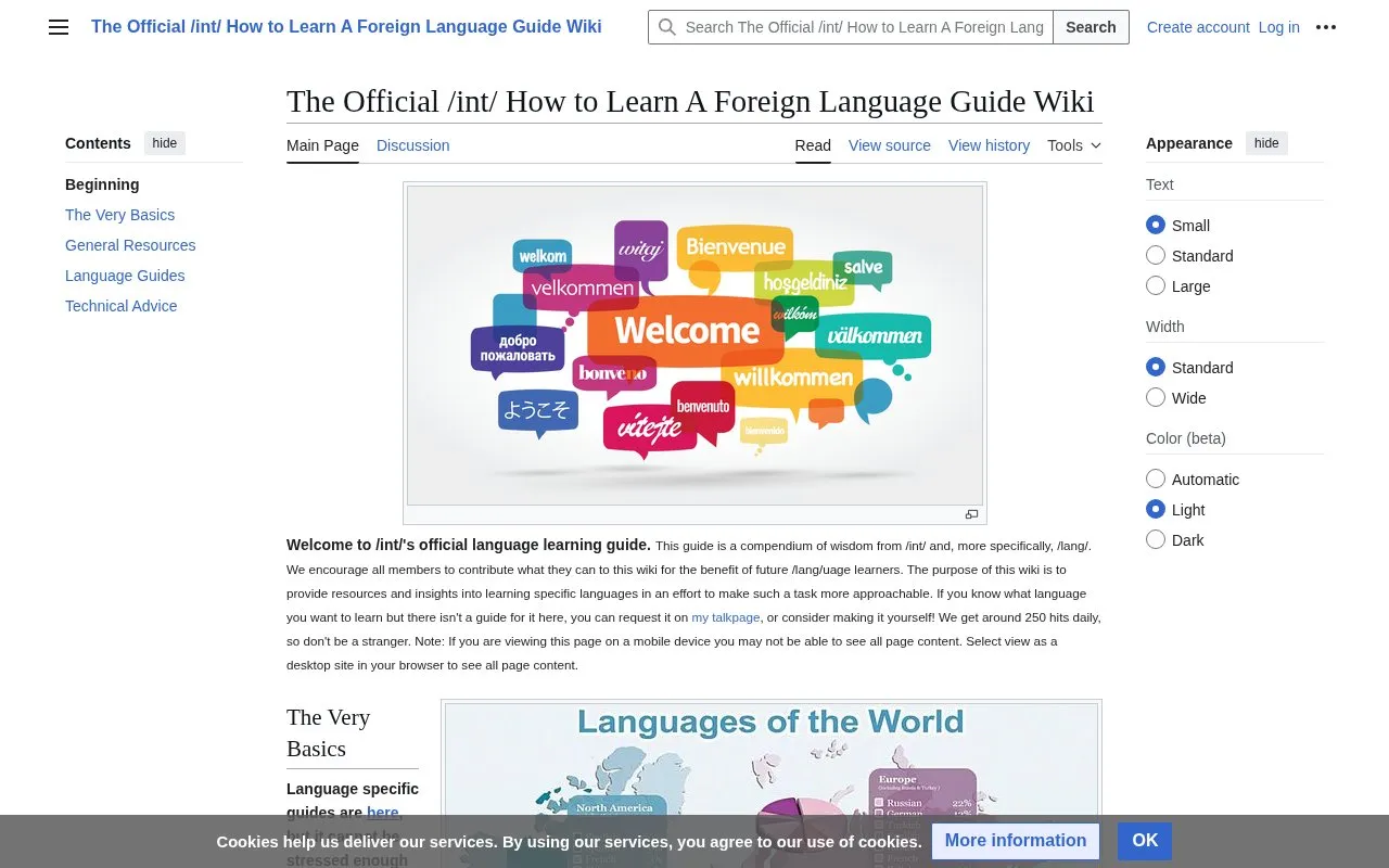 /int/ Guide homepage screenshot