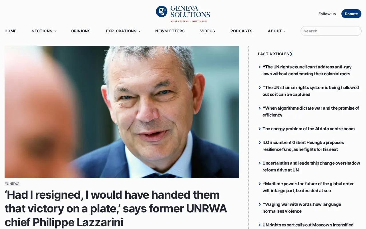 geneva.solutions homepage screenshot