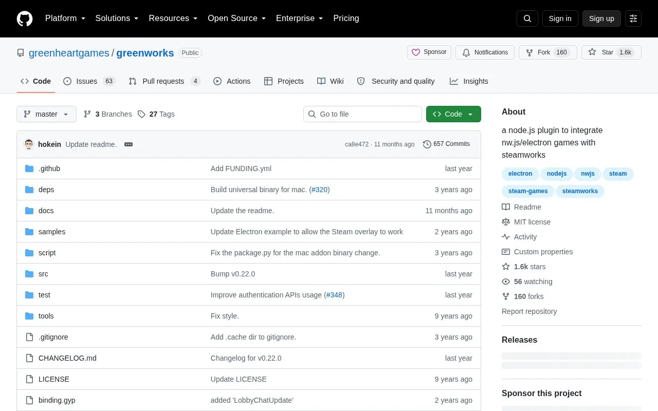 greenworks homepage screenshot
